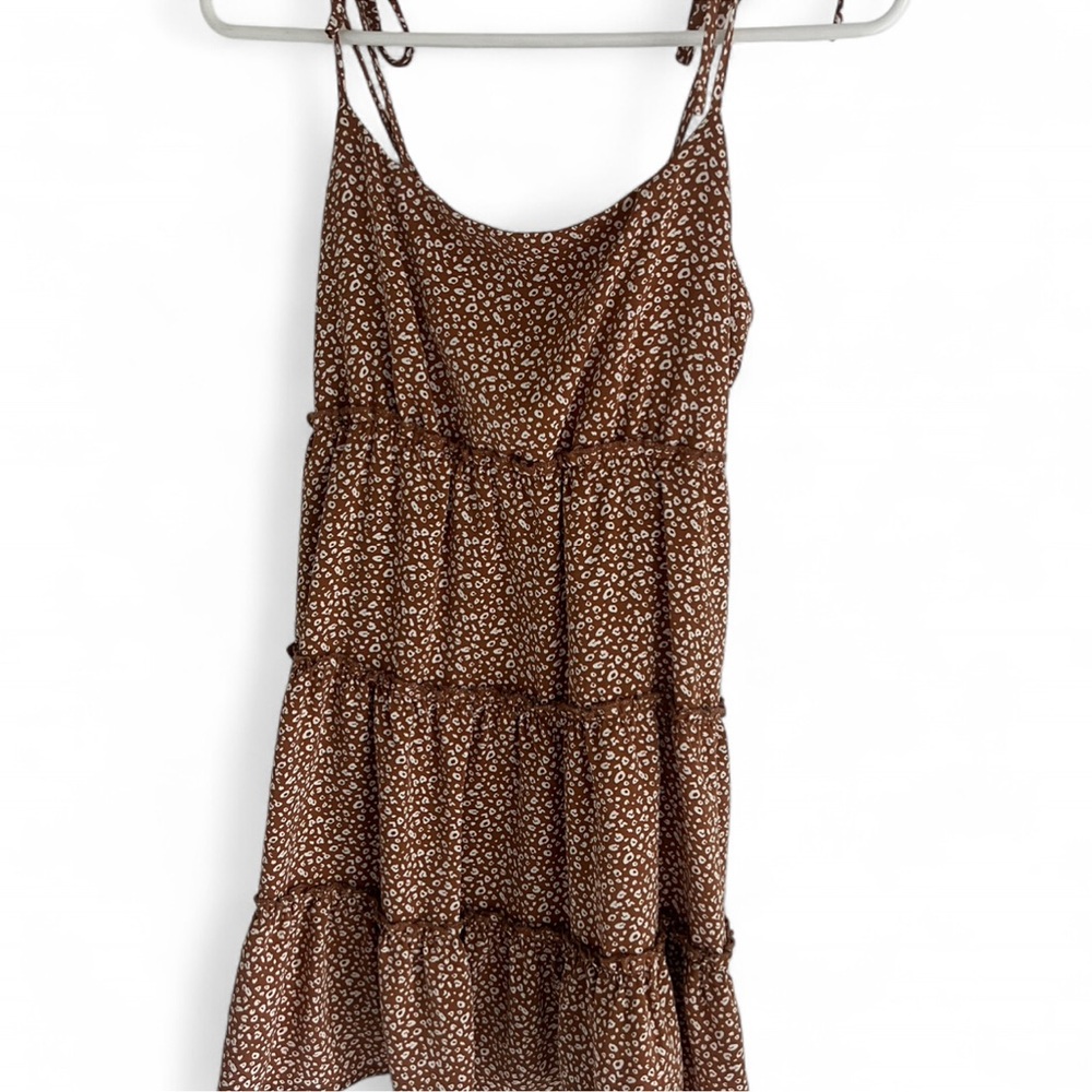 HYFVE Brown Striped Dress